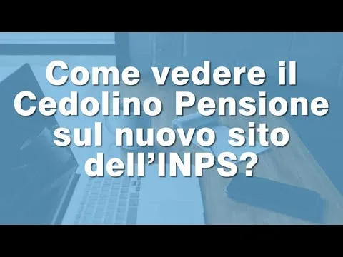 Dove si vede numero pensione inps?