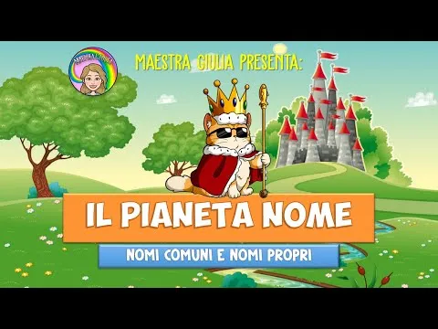 Nomi comuni e nomi propri schema