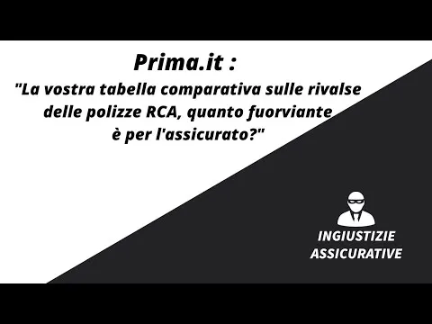 Prima assicurazioni è legale