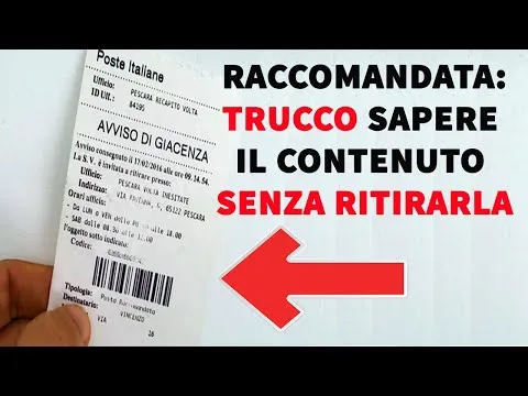 Raccomandata modulo 1 6952